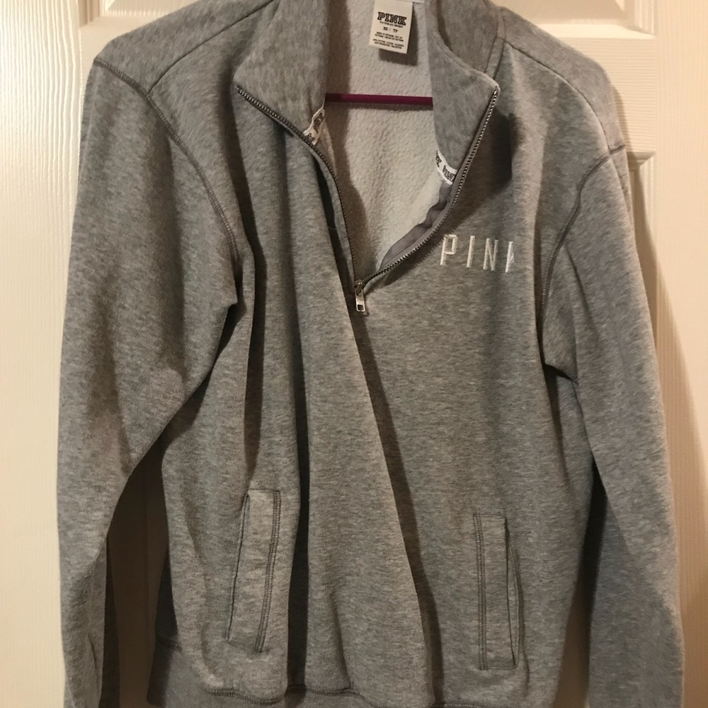 Original styler PINK quarter zip sweatshirt